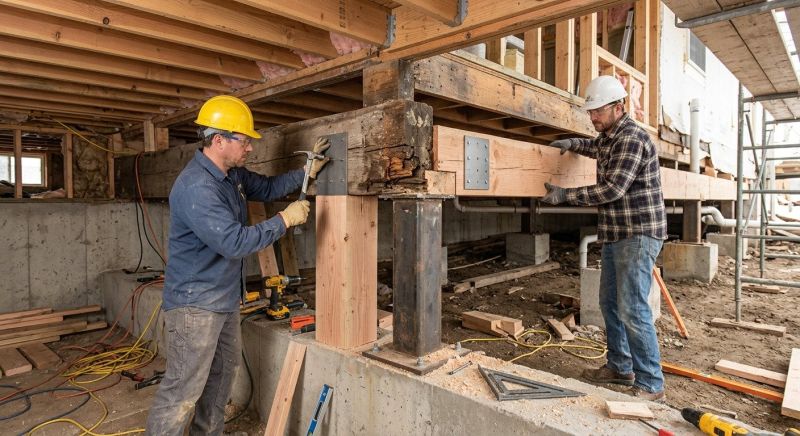 Barn Beam Replacement in Wilmington, NC